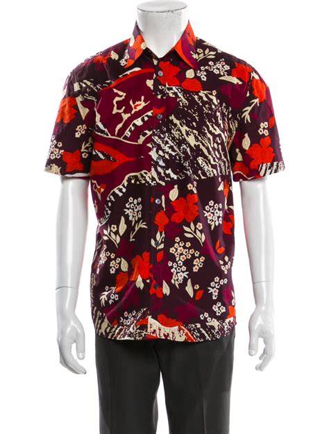 burberry prorsum floral shirt|Burberry signatures for men.